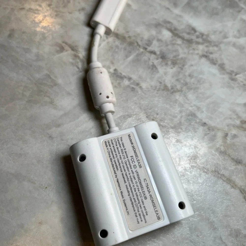 Nintendo Wii Rock Band Beatles Drum Wireless Dongle Receiver WDMSELEA3B